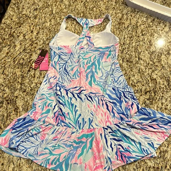 NWT Lilly Pulitzer Luxletic Meryl Ace Tennis Dress Sz M - Picture 4 of 11